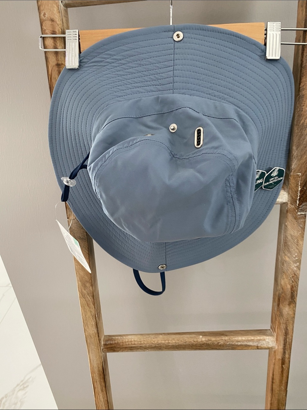 Light Blue Wide Brim Sun Hat